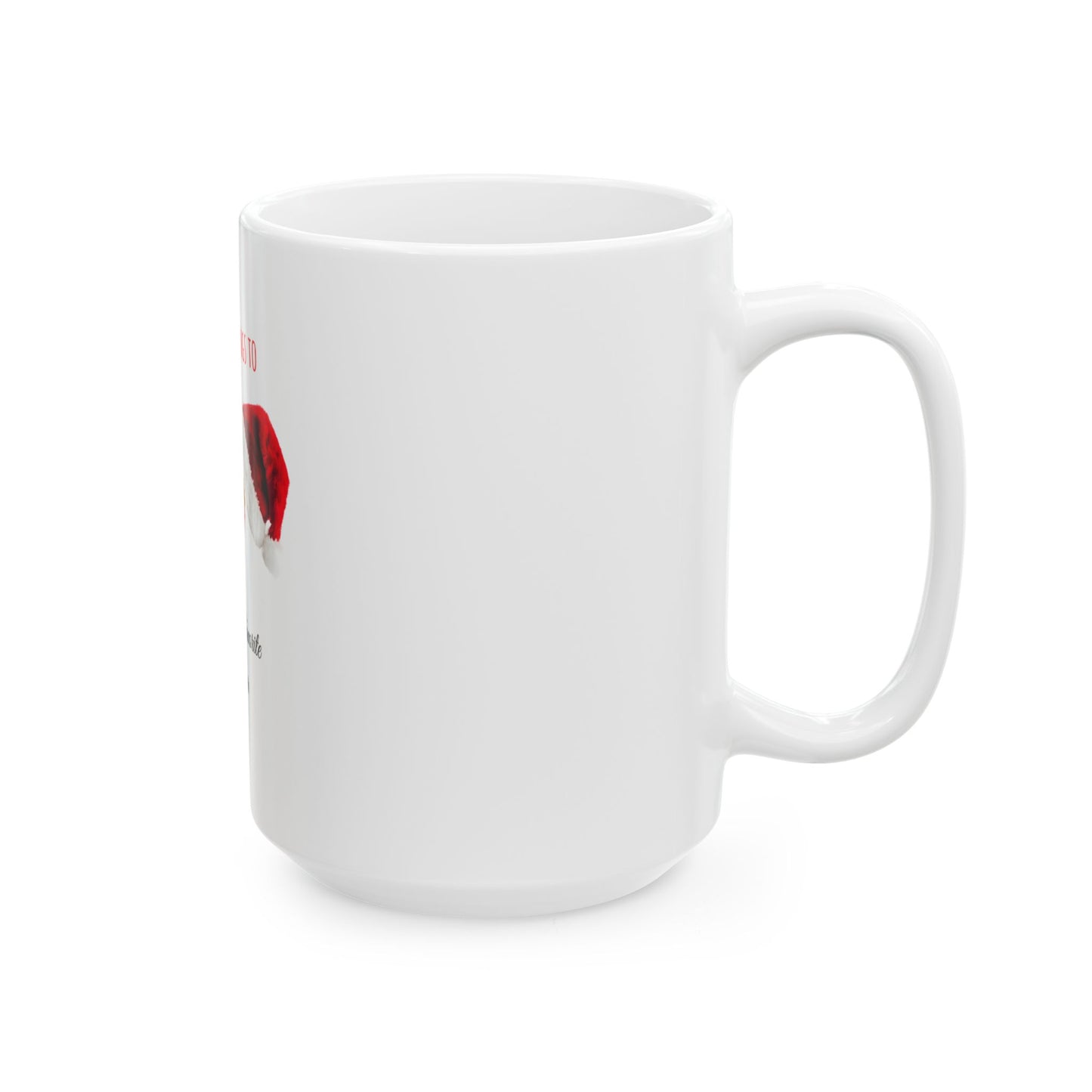 Santa’s Favorite Helper Christmas Mug — ‘This Mug Belongs To’ Holiday Ceramic Gift (11oz, 15oz)