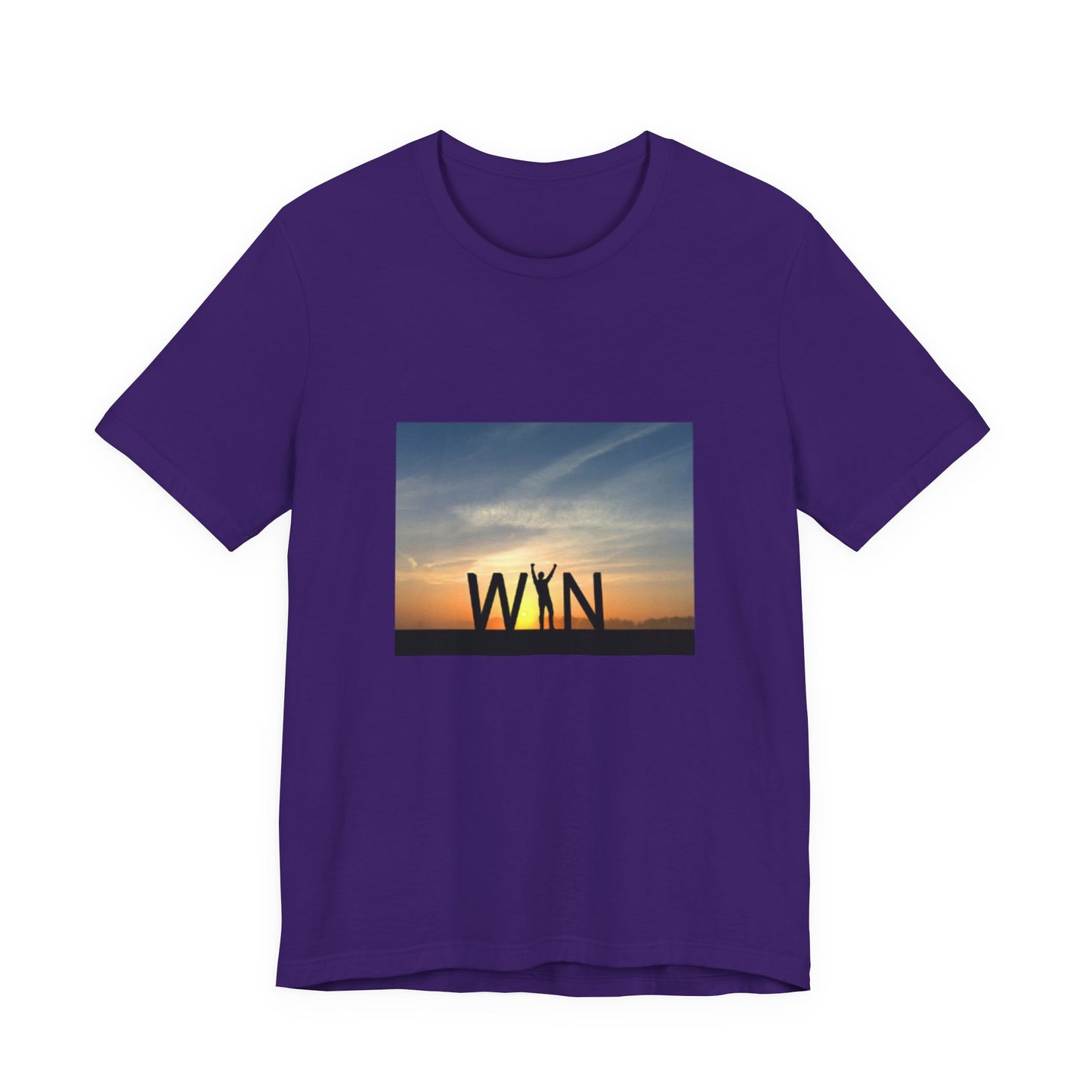 Celebrate Small Wins T-Shirt — Inspirational 'Wins' Sunset Tee