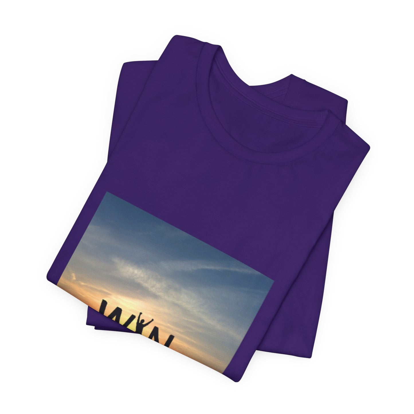 Celebrate Small Wins T-Shirt — Inspirational 'Wins' Sunset Tee