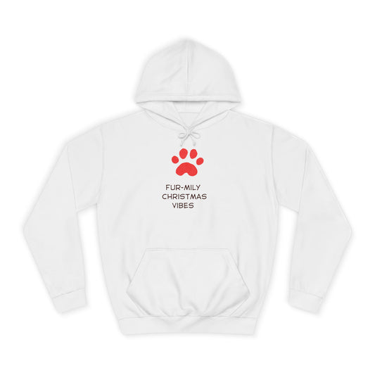 College Paw Hoodie – Cute Red Paw Print Campus Sweatshirt