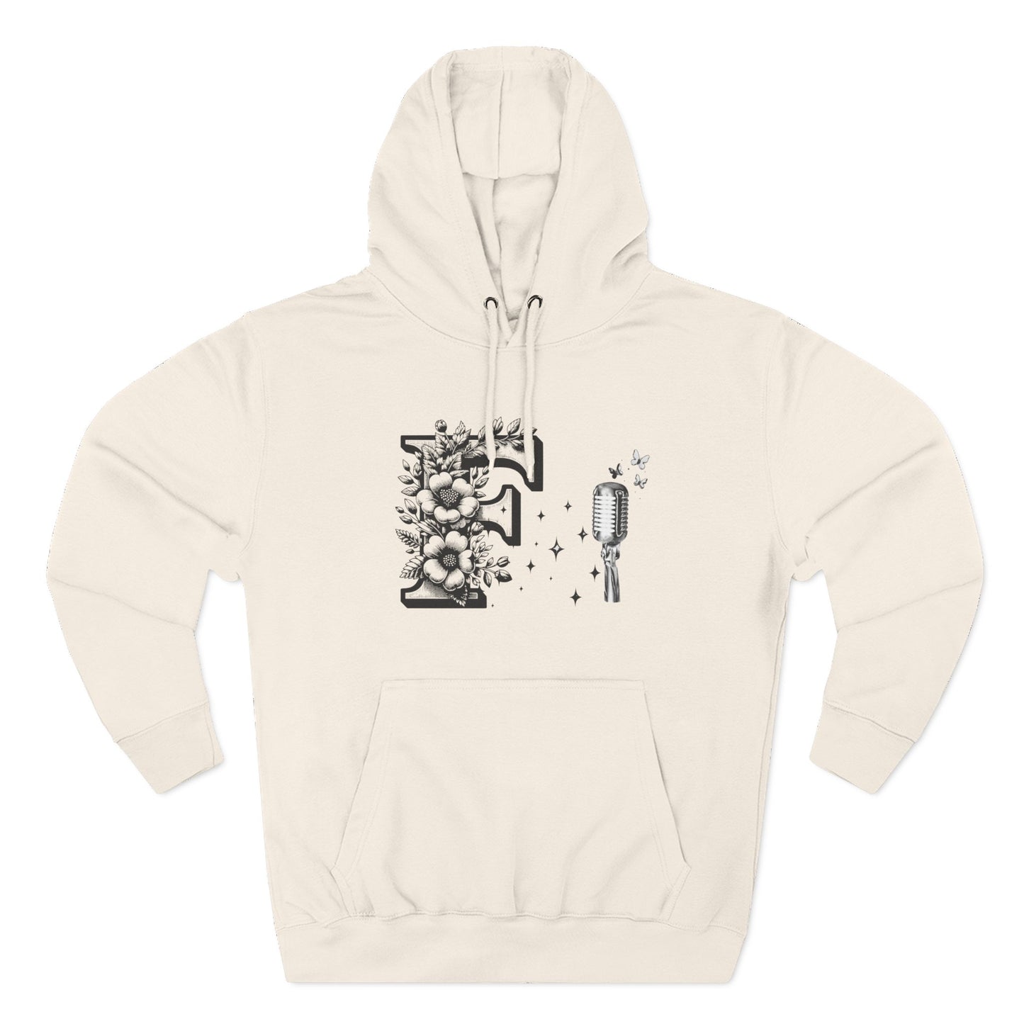 Minimalist Line Art Hoodie — "Art Lives in Simplicity" Fleece Pullover