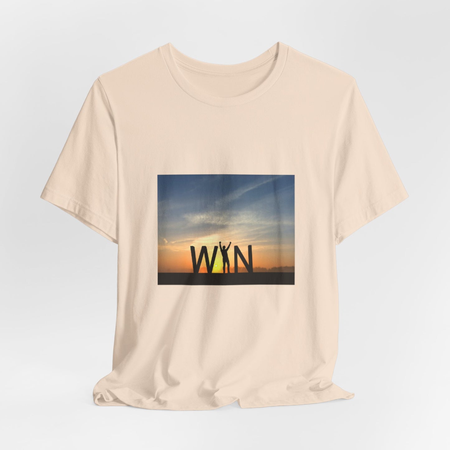 Celebrate Small Wins T-Shirt — Inspirational 'Wins' Sunset Tee