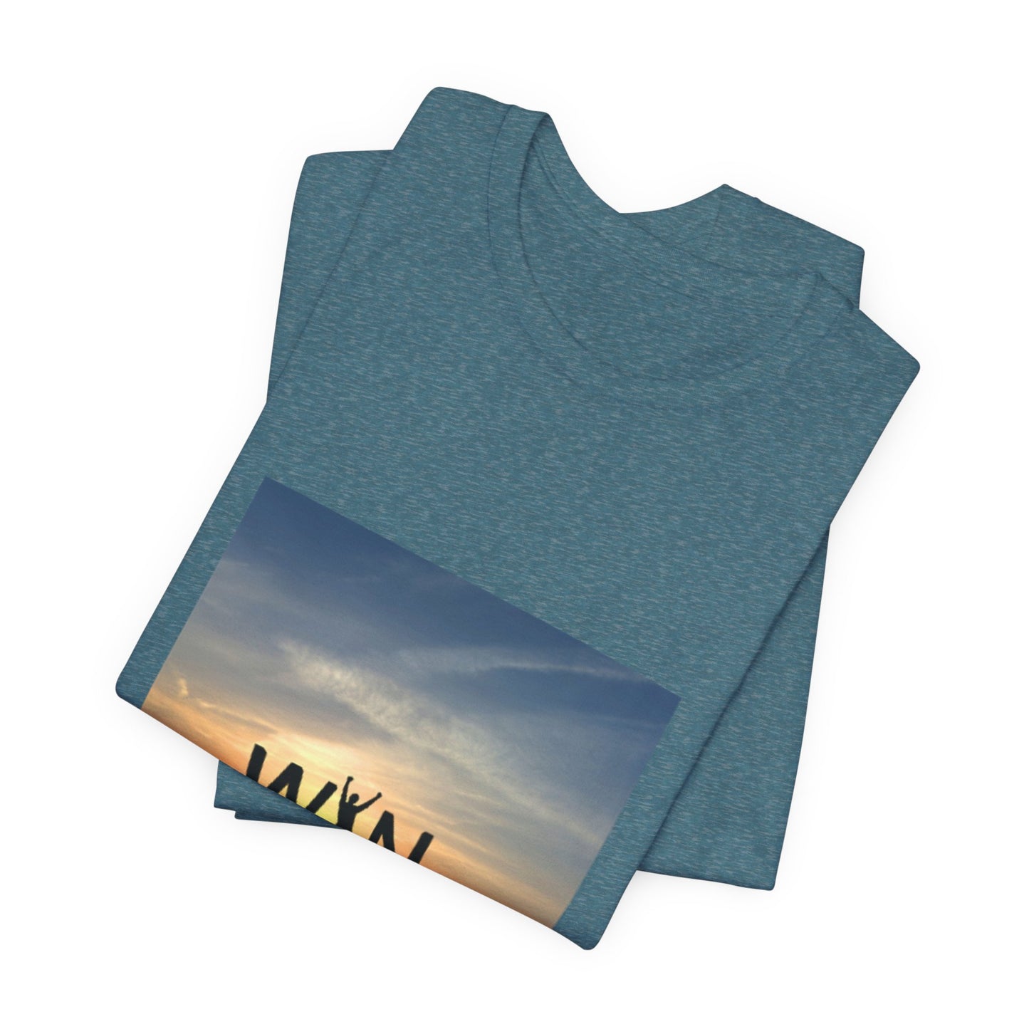 Celebrate Small Wins T-Shirt — Inspirational 'Wins' Sunset Tee