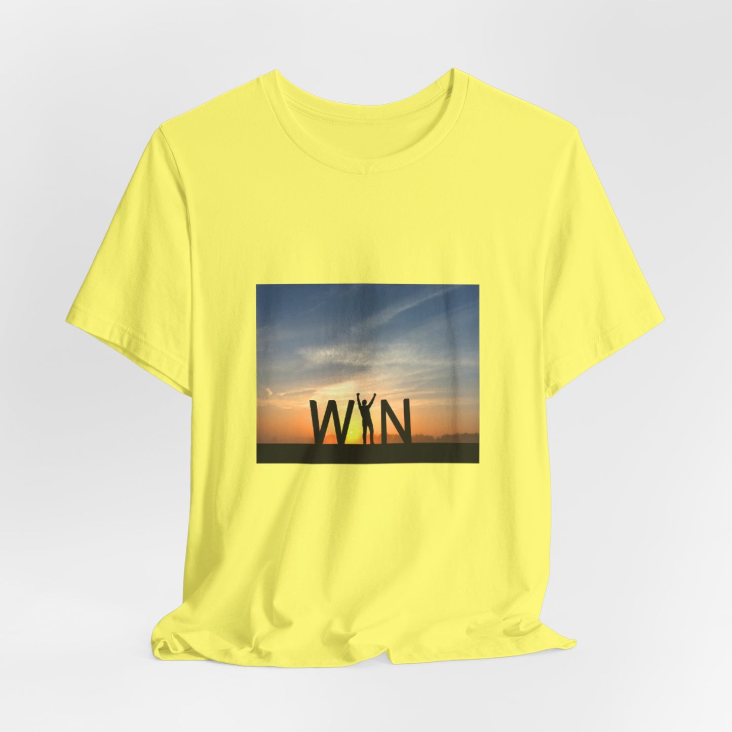 Celebrate Small Wins T-Shirt — Inspirational 'Wins' Sunset Tee