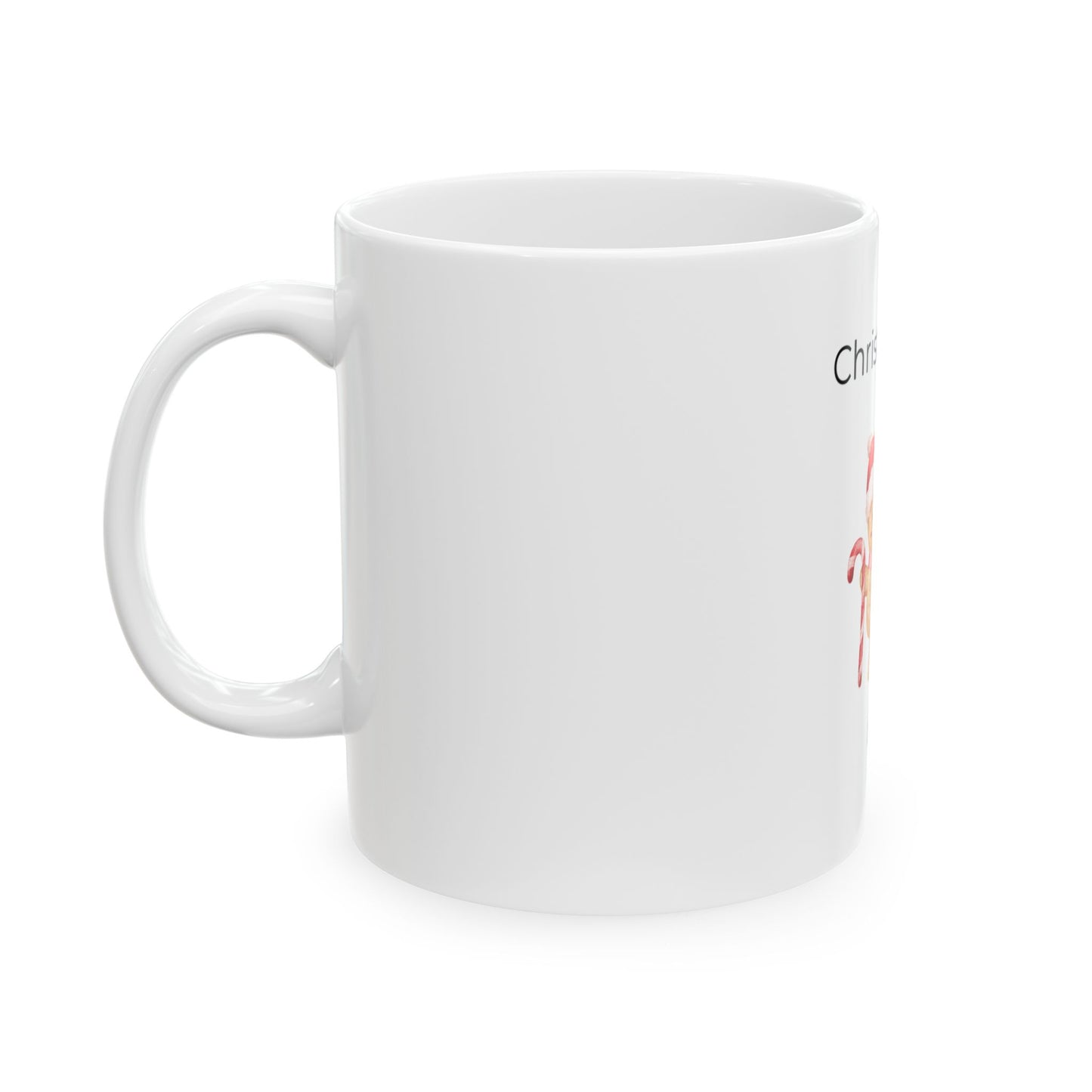 Christmas Calories Don't Count Ceramic Mug — Holiday Gingerbread & Cocoa 11oz/15oz