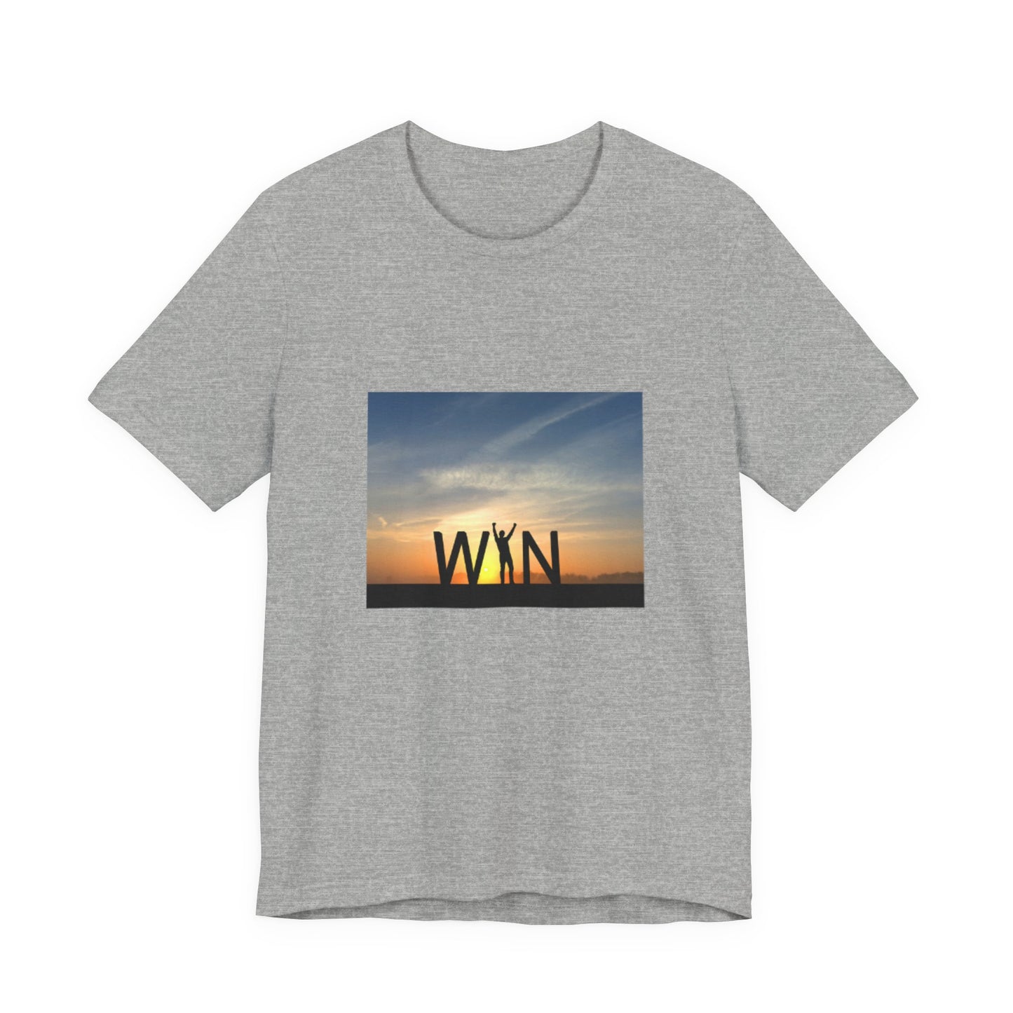 Celebrate Small Wins T-Shirt — Inspirational 'Wins' Sunset Tee