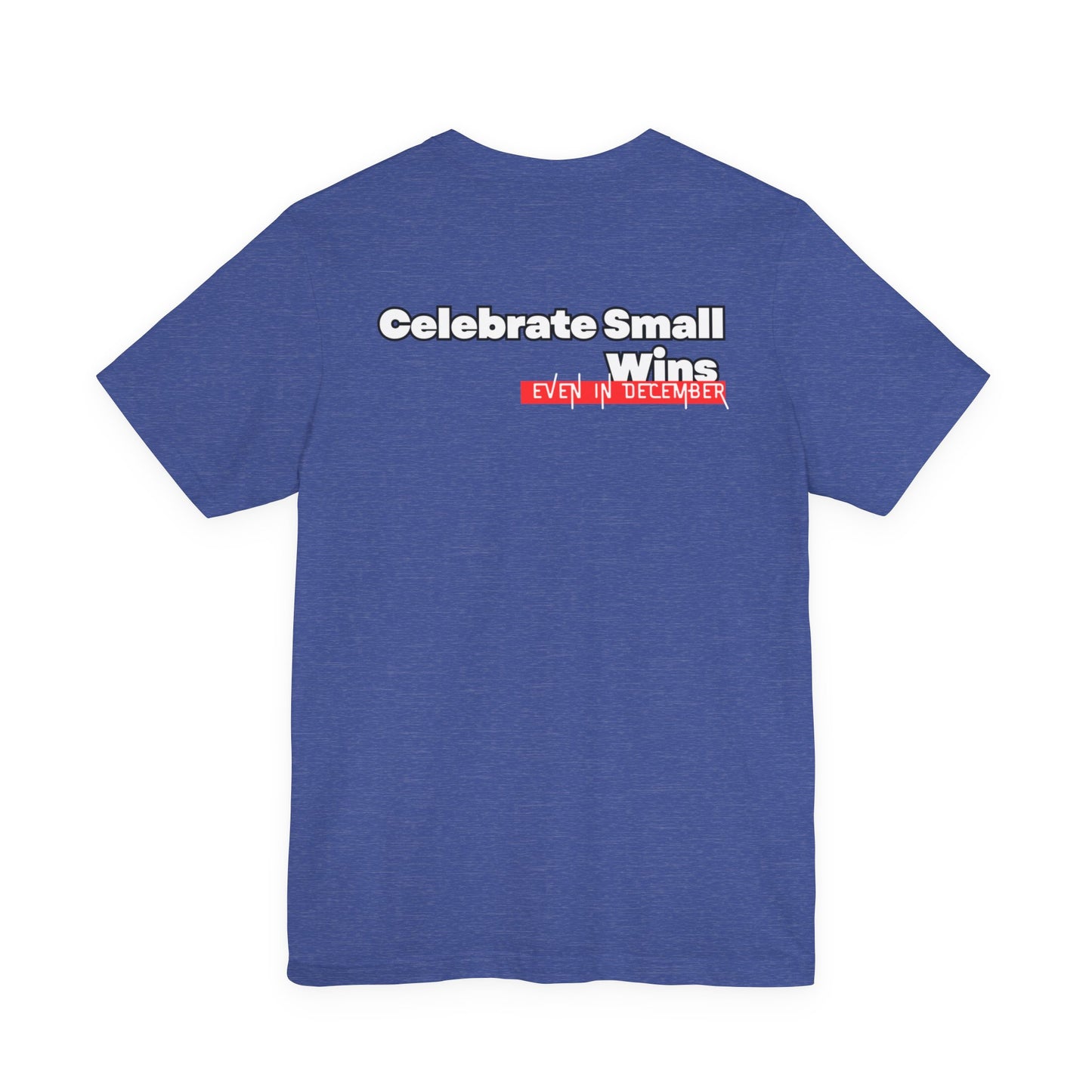 Celebrate Small Wins T-Shirt — Inspirational 'Wins' Sunset Tee