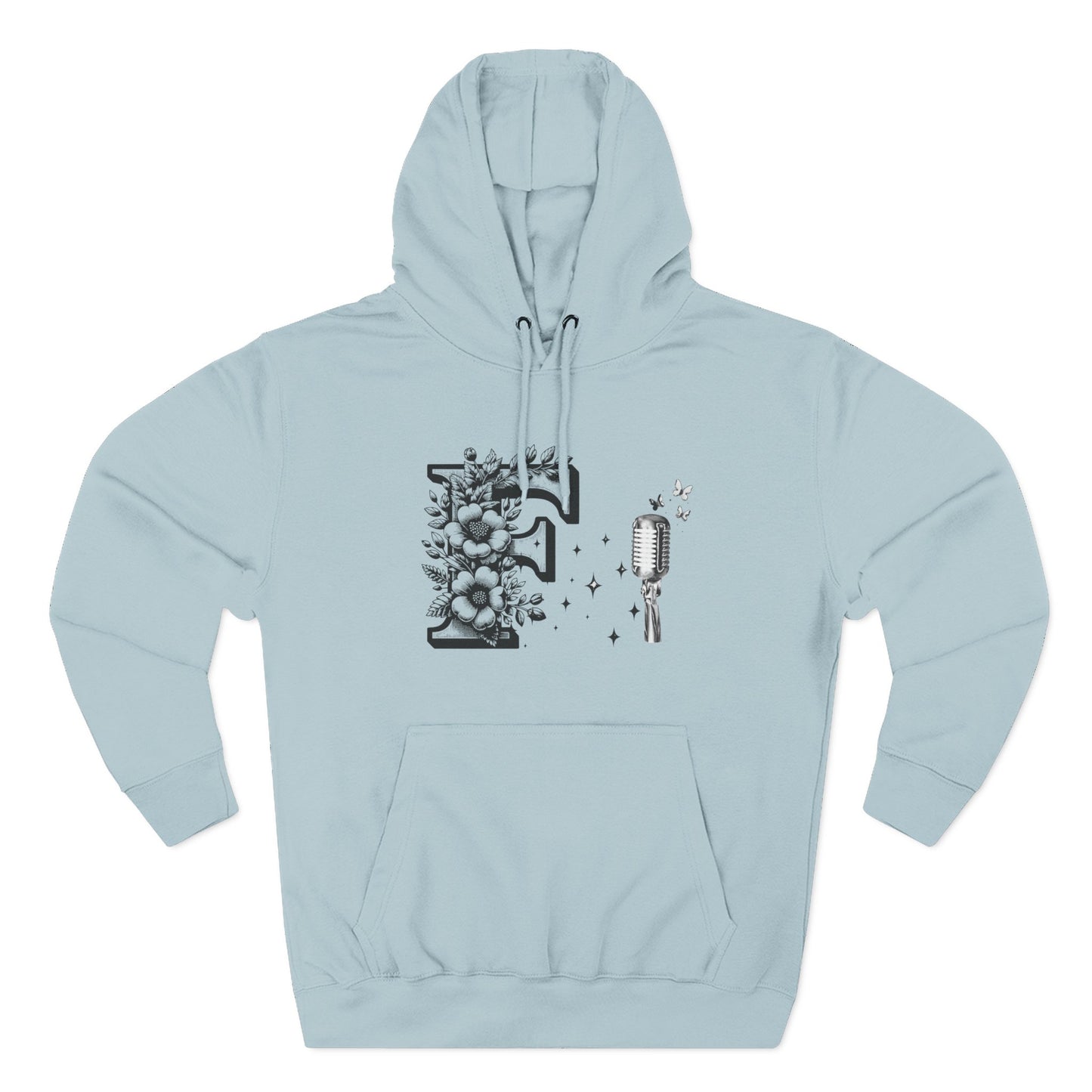 Minimalist Line Art Hoodie — "Art Lives in Simplicity" Fleece Pullover