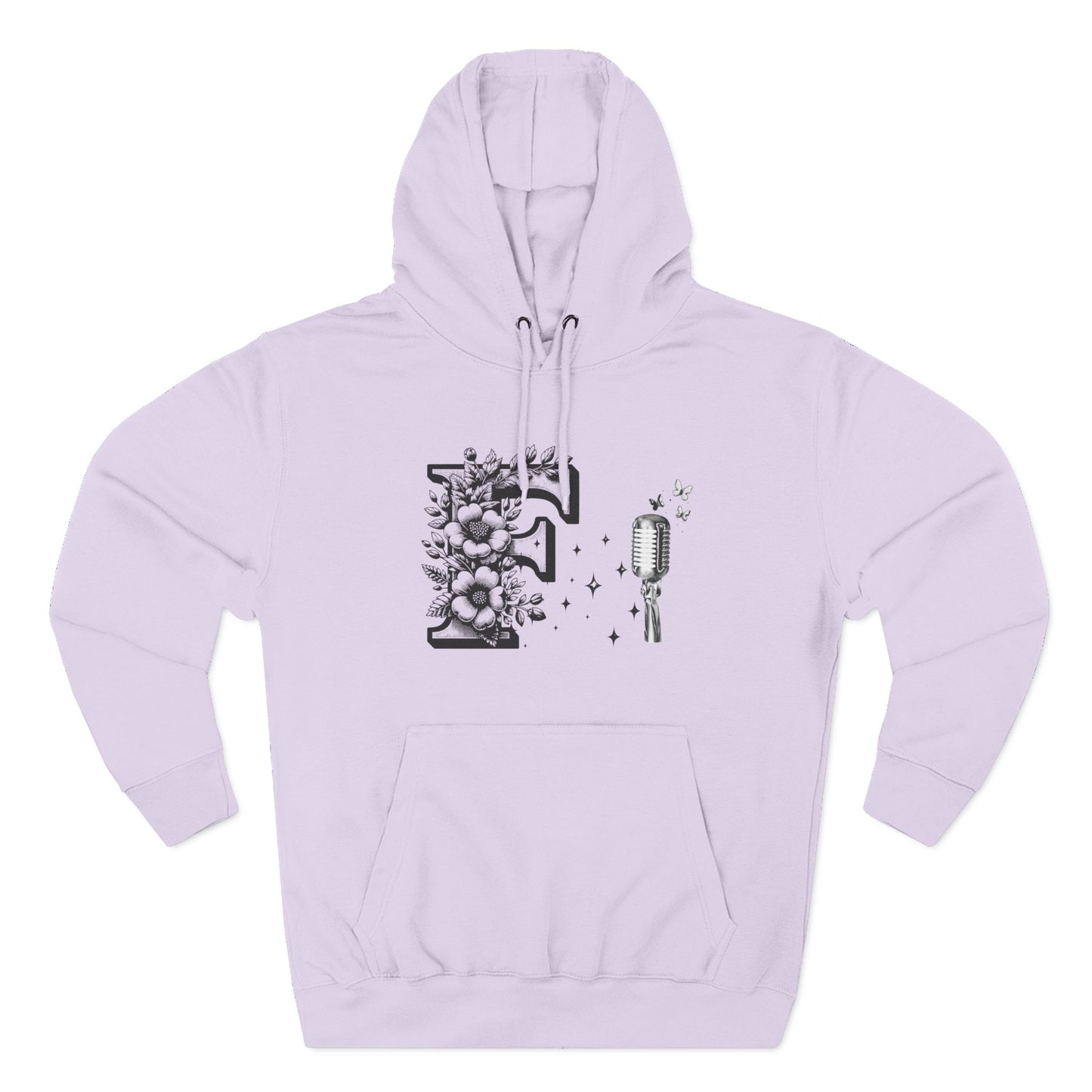 Minimalist Line Art Hoodie — "Art Lives in Simplicity" Fleece Pullover
