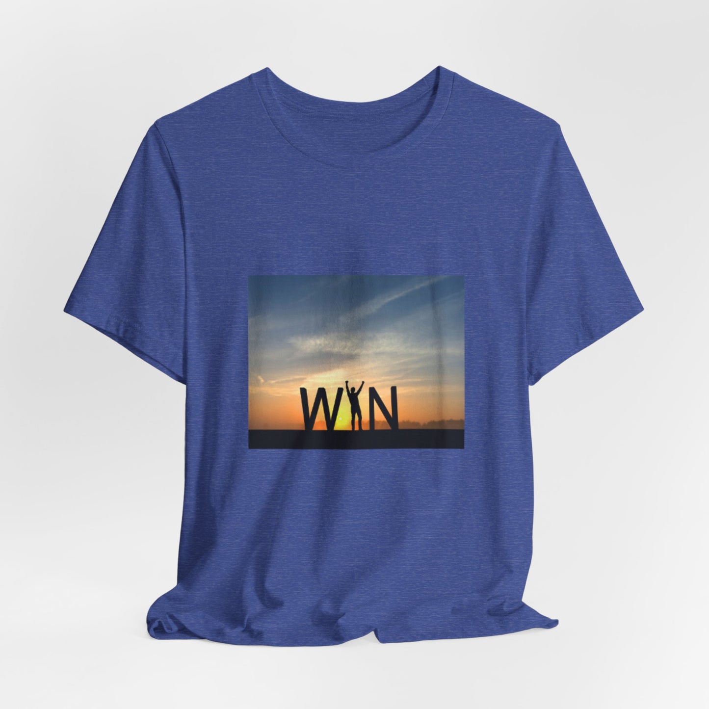 Celebrate Small Wins T-Shirt — Inspirational 'Wins' Sunset Tee