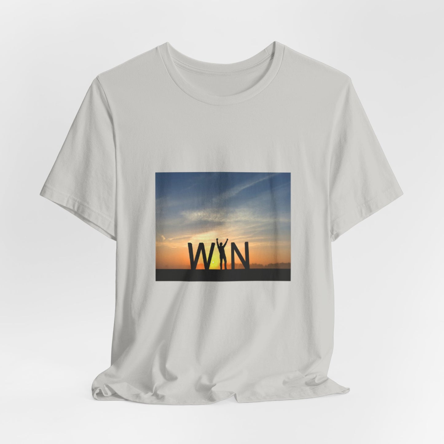 Celebrate Small Wins T-Shirt — Inspirational 'Wins' Sunset Tee