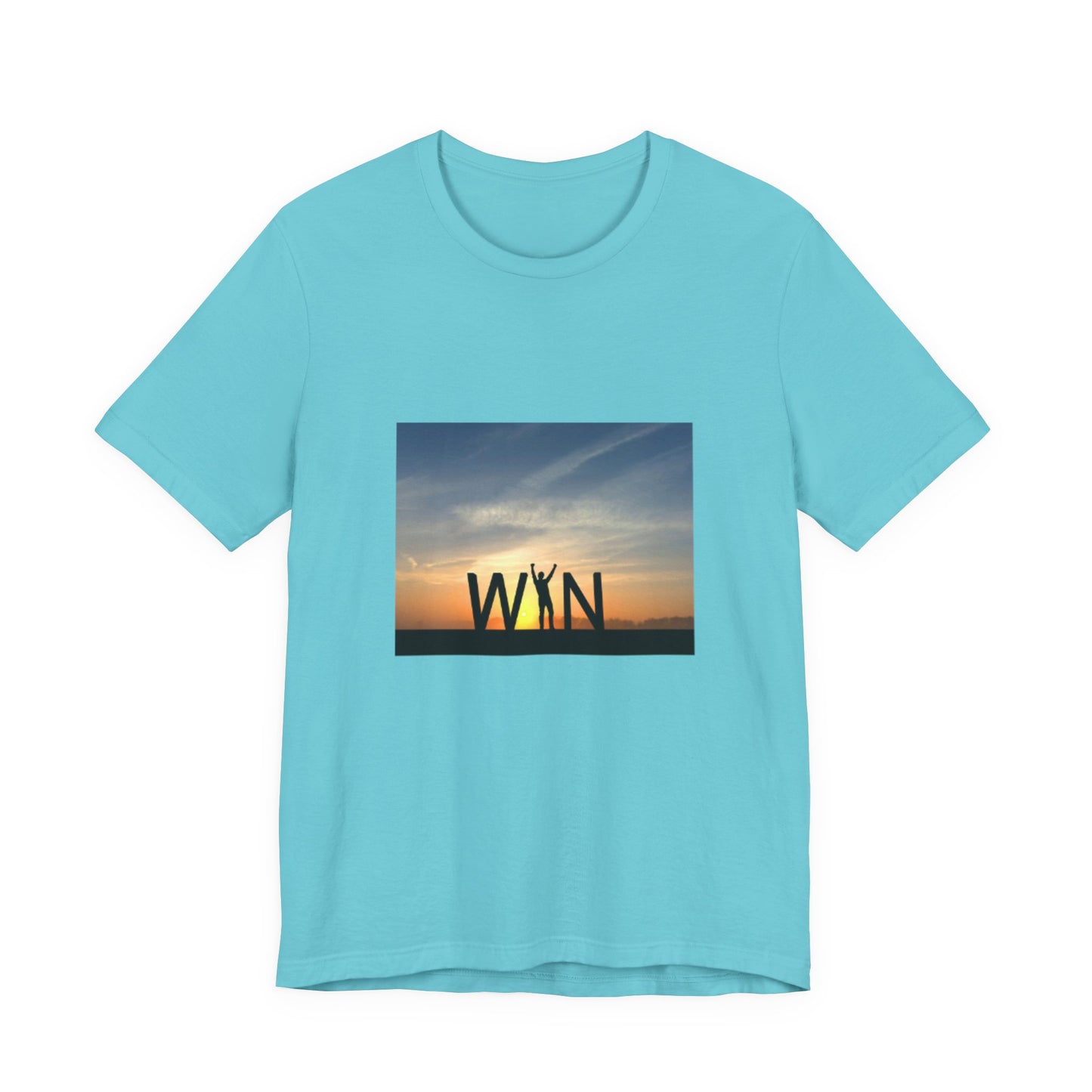 Celebrate Small Wins T-Shirt — Inspirational 'Wins' Sunset Tee