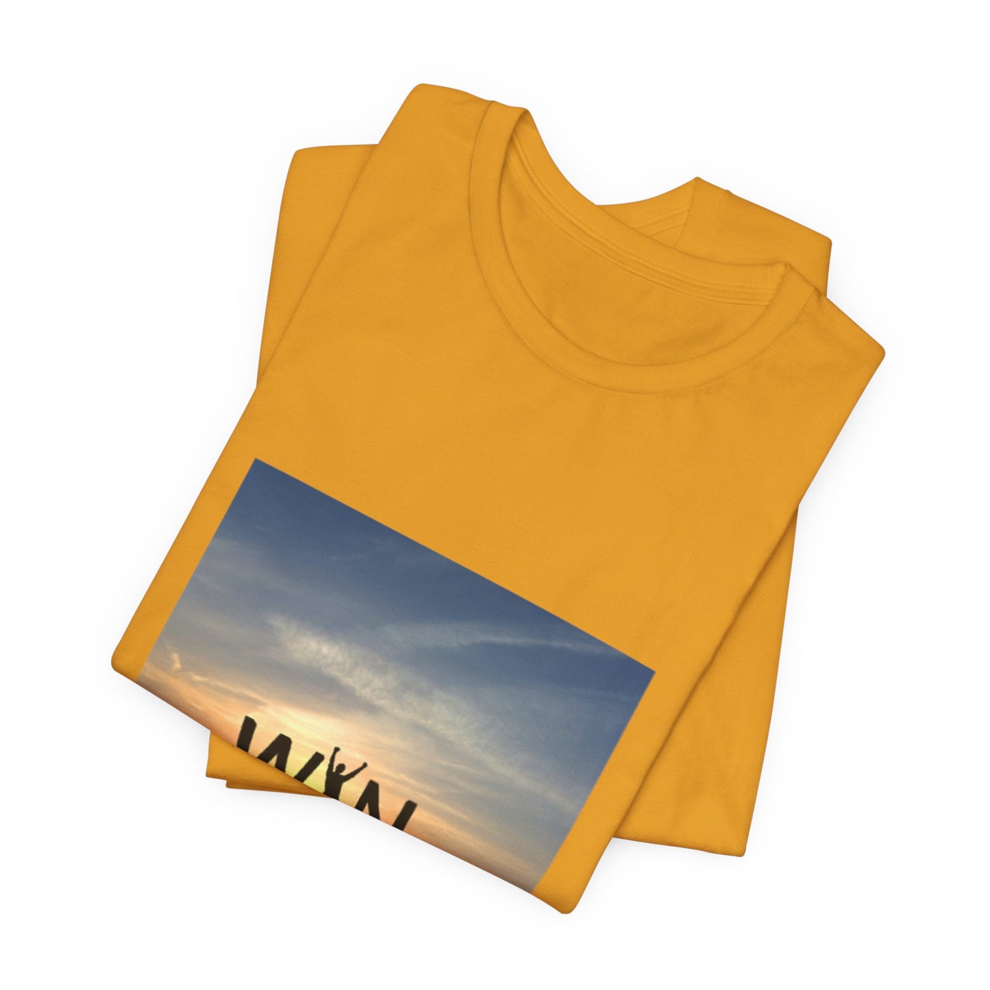 Celebrate Small Wins T-Shirt — Inspirational 'Wins' Sunset Tee