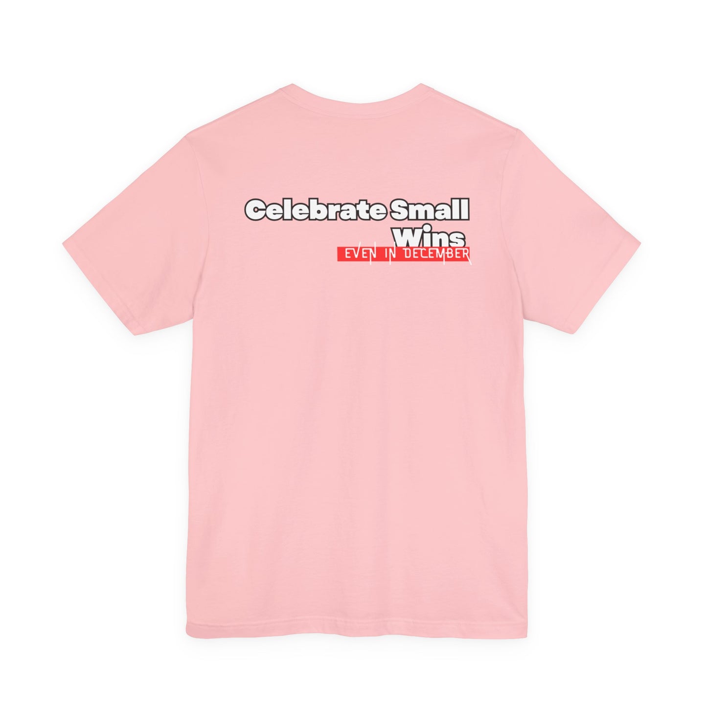 Celebrate Small Wins T-Shirt — Inspirational 'Wins' Sunset Tee