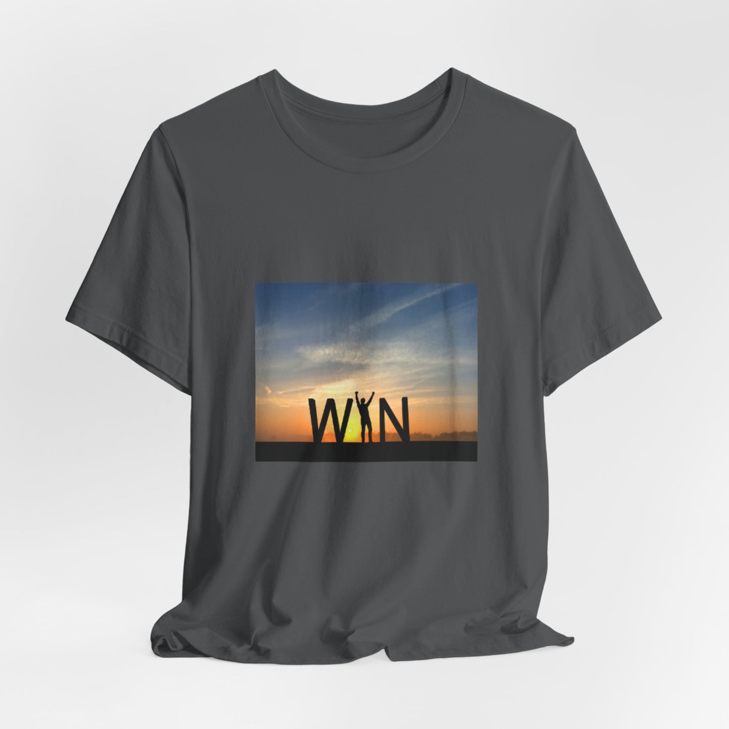 Celebrate Small Wins T-Shirt — Inspirational 'Wins' Sunset Tee