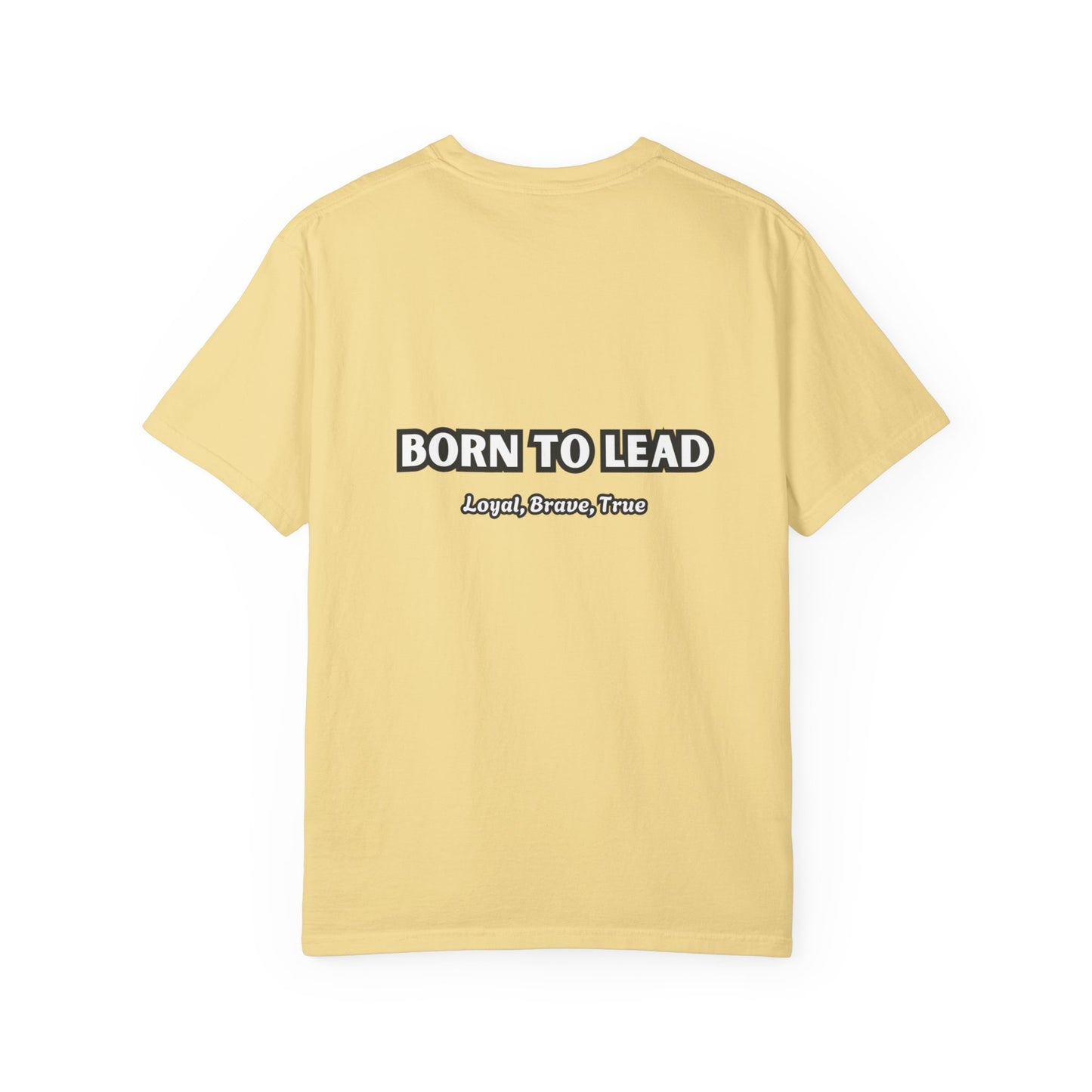 Golden Retriever Graphic T-Shirt — "Born to Lead" Dog Lover Tee
