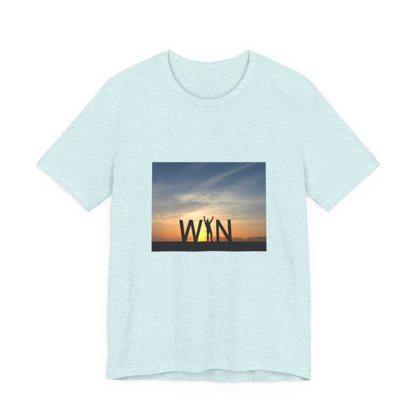 Celebrate Small Wins T-Shirt — Inspirational 'Wins' Sunset Tee