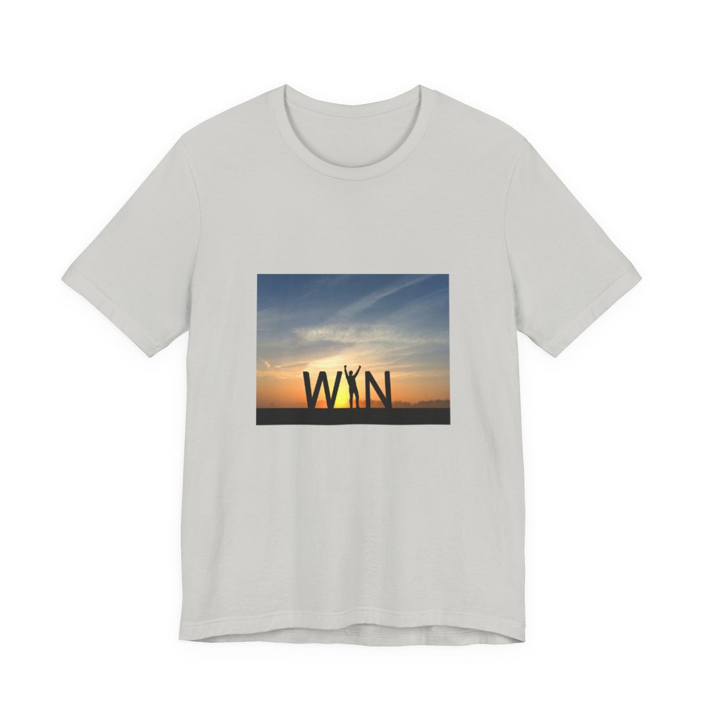 Celebrate Small Wins T-Shirt — Inspirational 'Wins' Sunset Tee