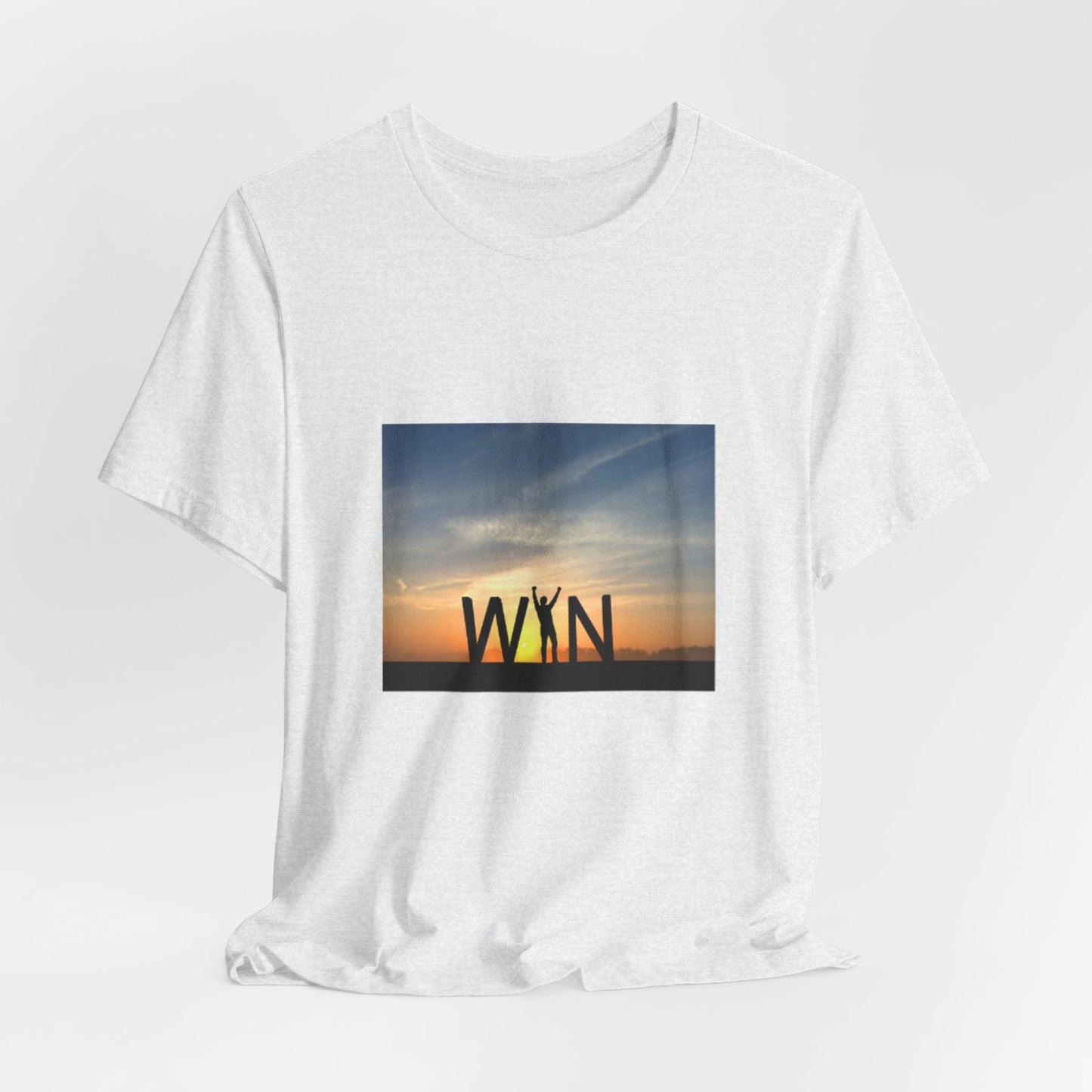 Celebrate Small Wins T-Shirt — Inspirational 'Wins' Sunset Tee