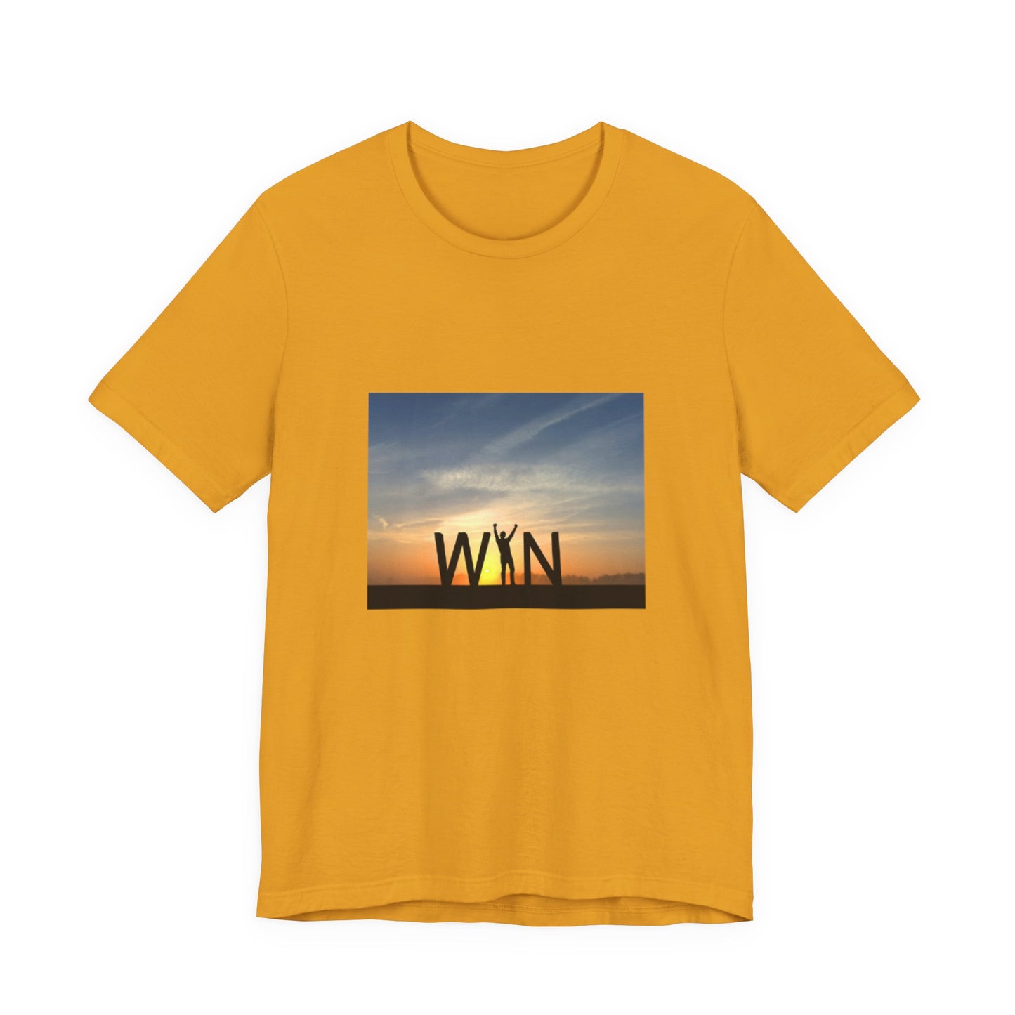 Celebrate Small Wins T-Shirt — Inspirational 'Wins' Sunset Tee