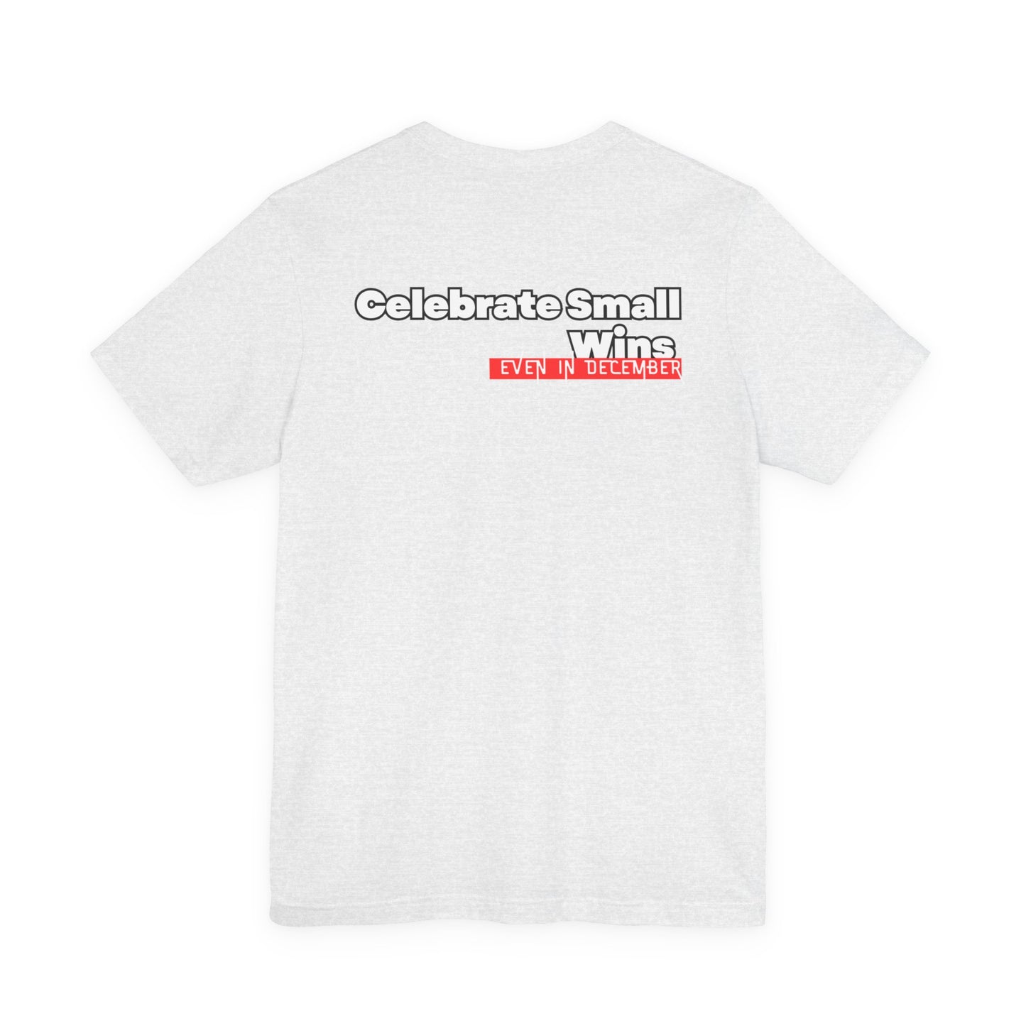 Celebrate Small Wins T-Shirt — Inspirational 'Wins' Sunset Tee