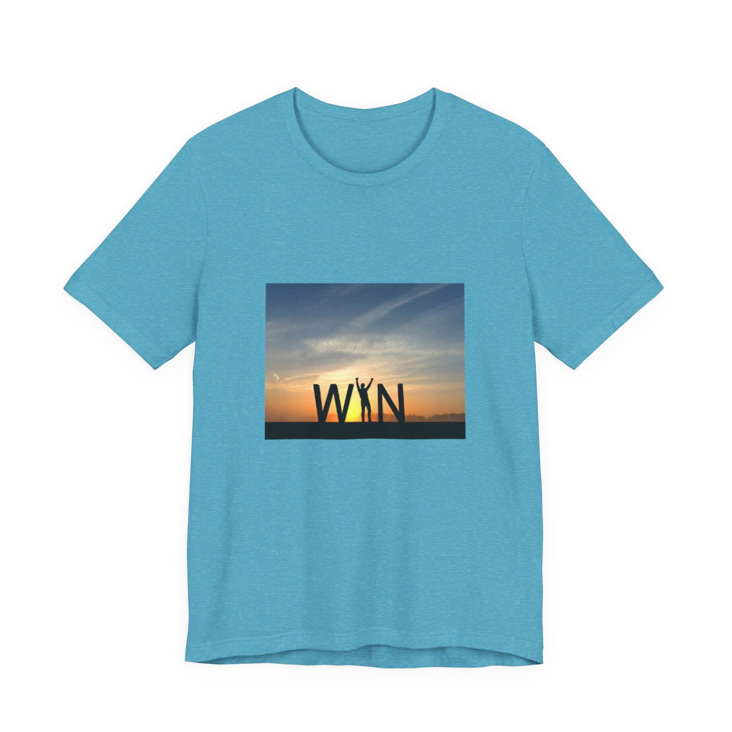 Celebrate Small Wins T-Shirt — Inspirational 'Wins' Sunset Tee