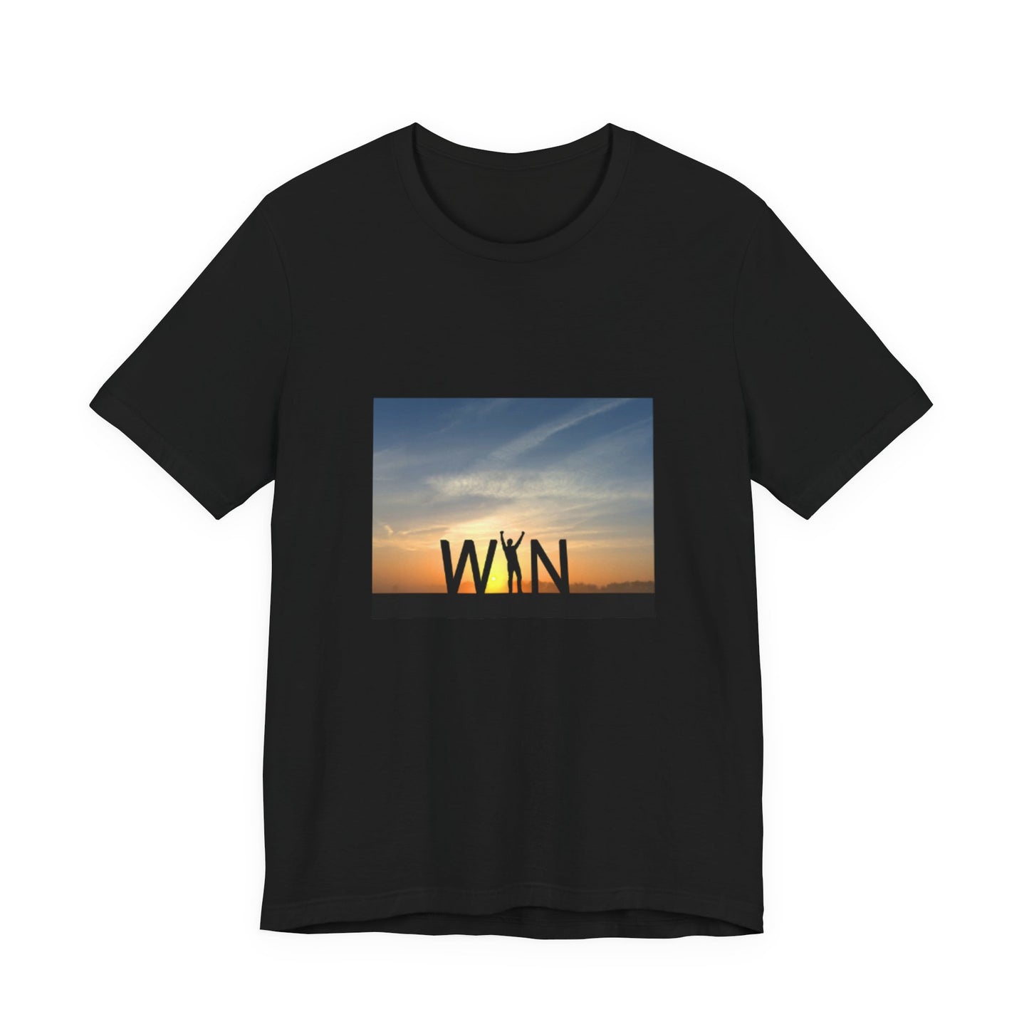Celebrate Small Wins T-Shirt — Inspirational 'Wins' Sunset Tee