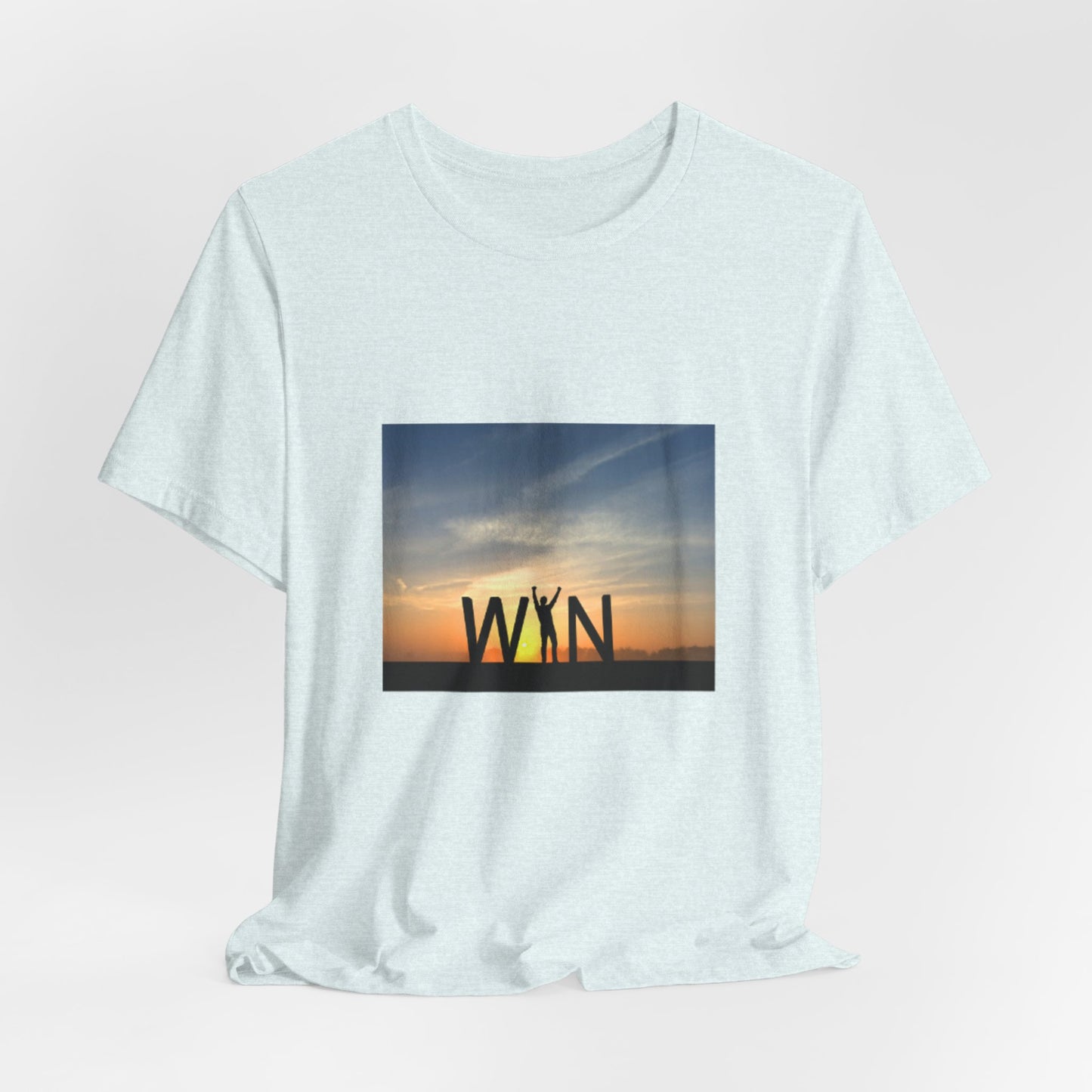 Celebrate Small Wins T-Shirt — Inspirational 'Wins' Sunset Tee