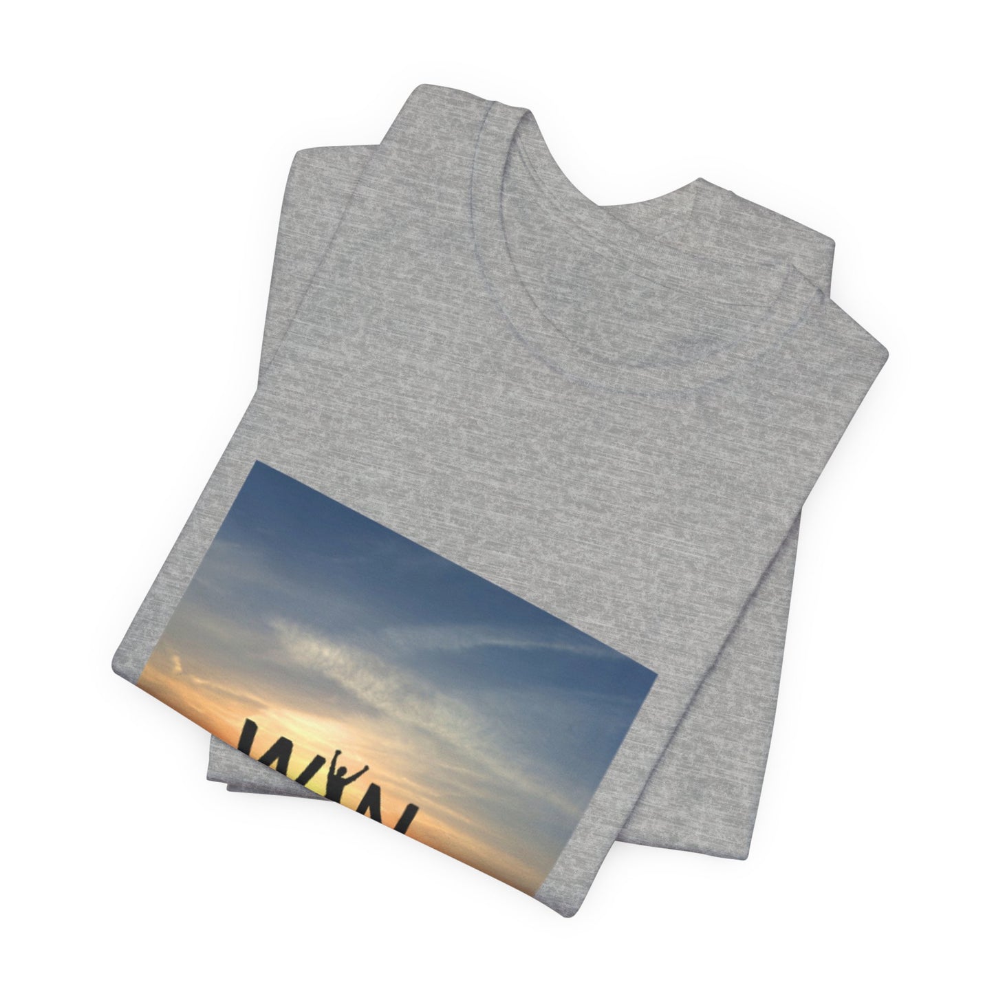 Celebrate Small Wins T-Shirt — Inspirational 'Wins' Sunset Tee