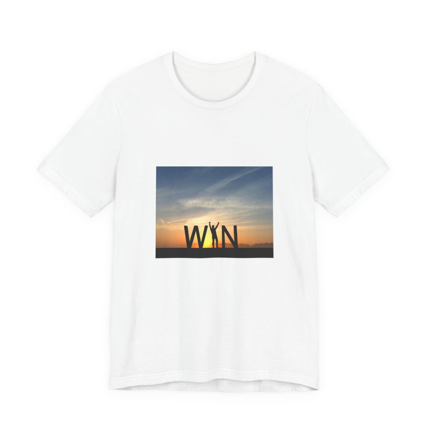 Celebrate Small Wins T-Shirt — Inspirational 'Wins' Sunset Tee