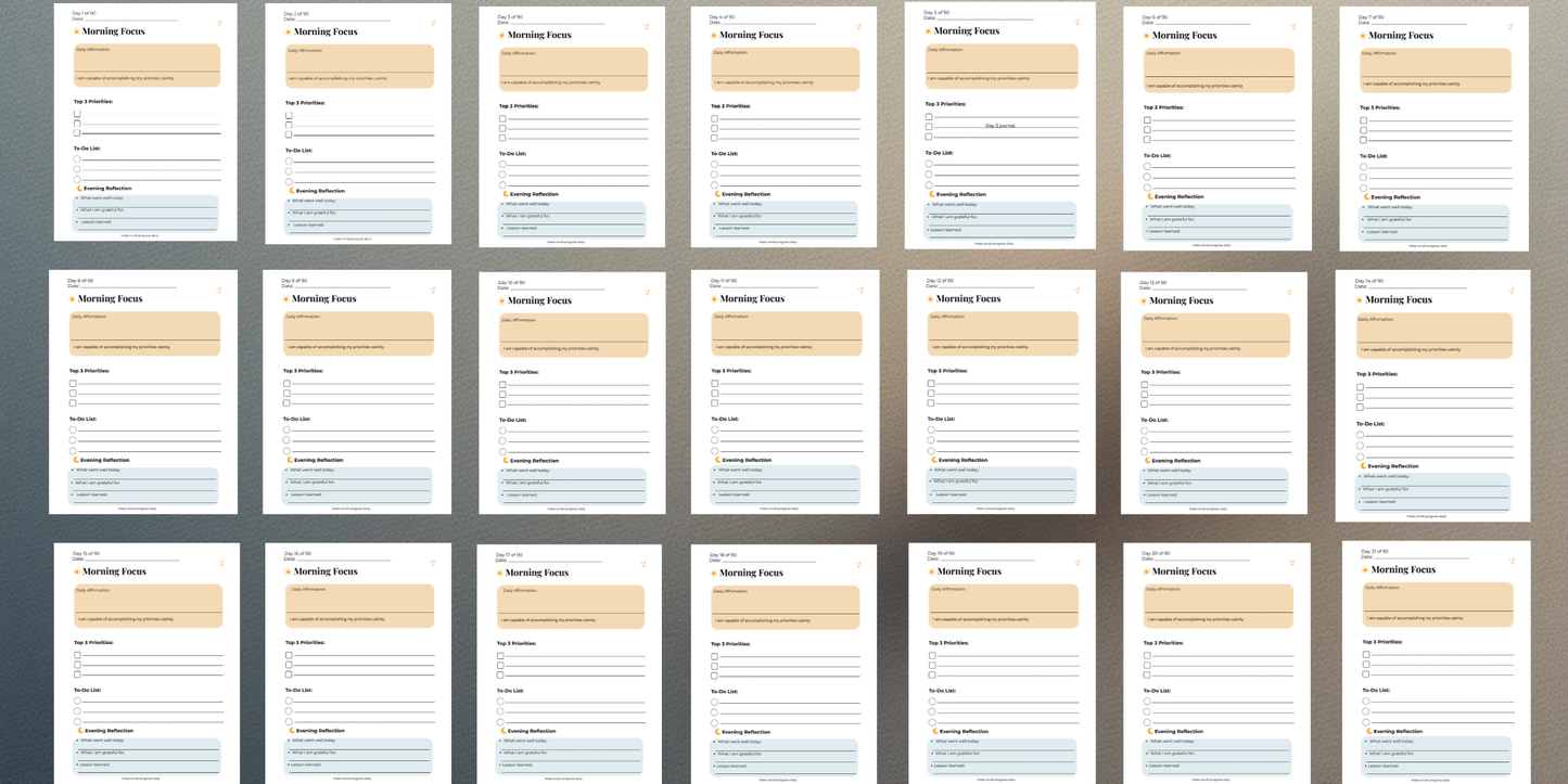 Daily Affirmation Journal - 30-Day Self-Love & Confidence Builder